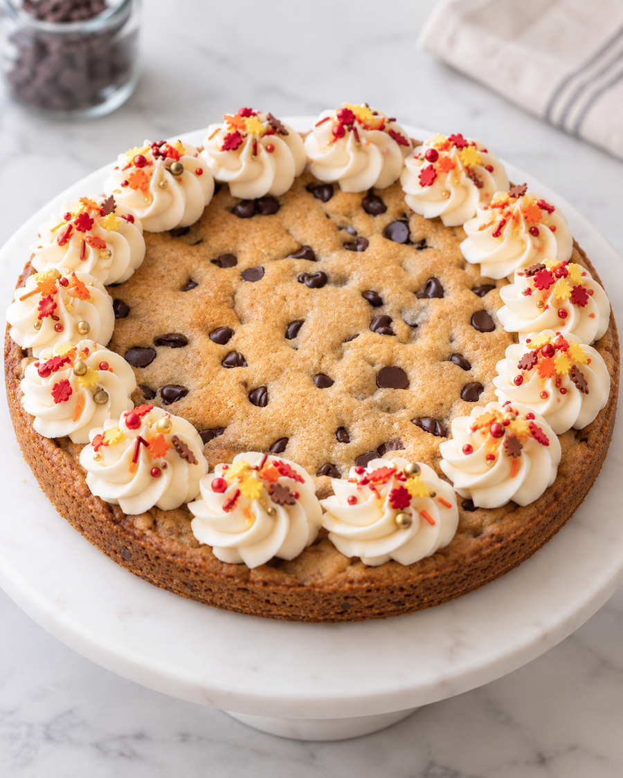 Thanksgiving Cookie Cake